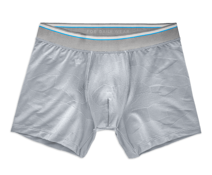 Monument | Front view of AIRKNITx HD Boxer Briefs in Monument