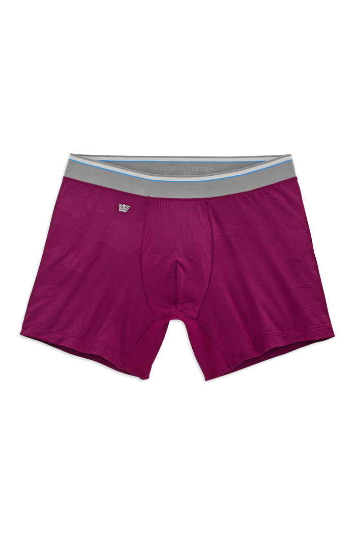 Purple Potion | Front view of AIRKNITˣ Boxer Brief in Purple Potion