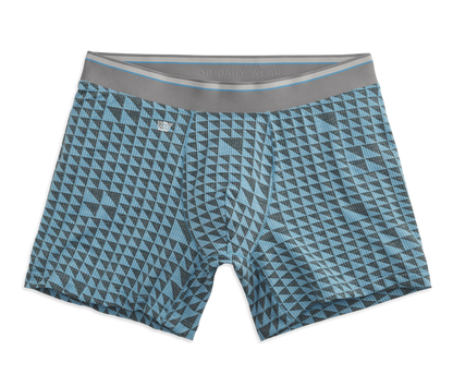 Weldon Blue - Triangular | Front view of AIRKNITˣ Boxer Brief in Weldon Blue - Triangular
