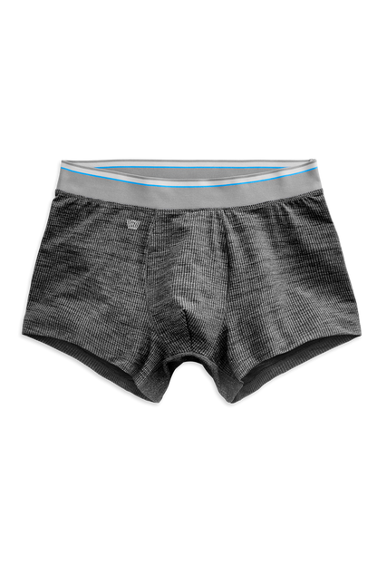 Charcoal Heather | Front view of AirknitX Trunk in Charcoal Heather