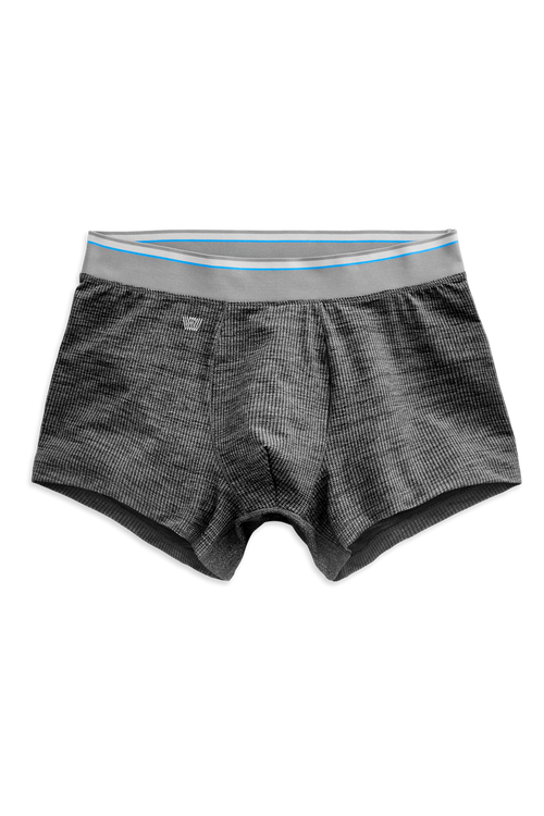 Charcoal Heather | Front view of AirknitX Trunk in Charcoal Heather