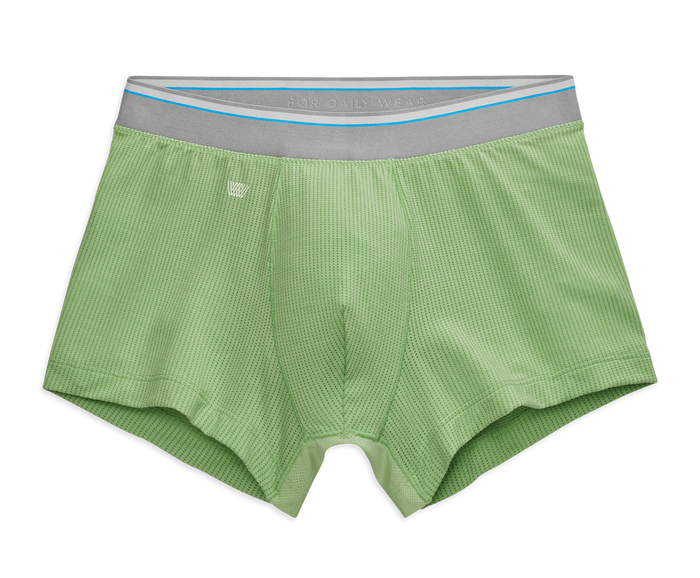Mint Julep Heather | Front view of AIRKNITx Trunk in Mint Julep Heather