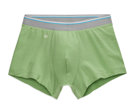 Mint Julep Heather | Front view of AIRKNITx Trunk in Mint Julep Heather