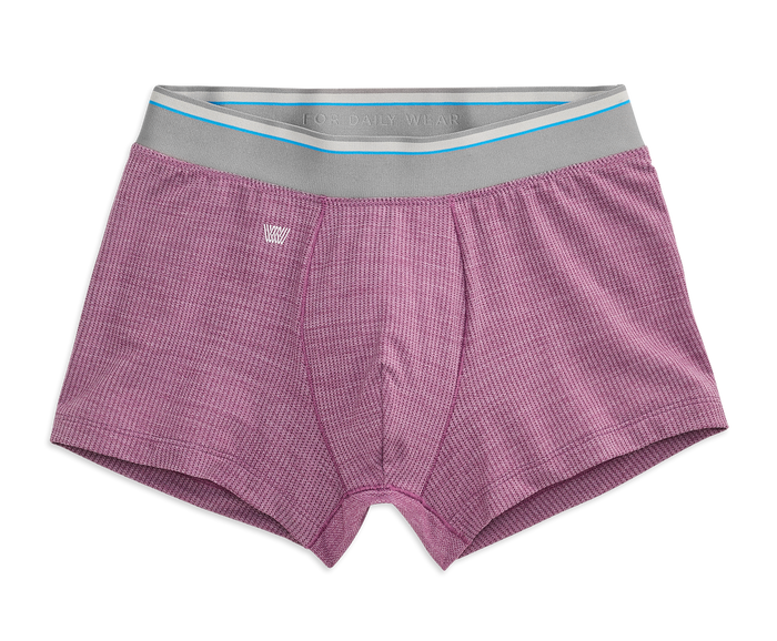 Purple Mist Heather | Front view of AIRKNITx Trunk in Purple Mist Heather
