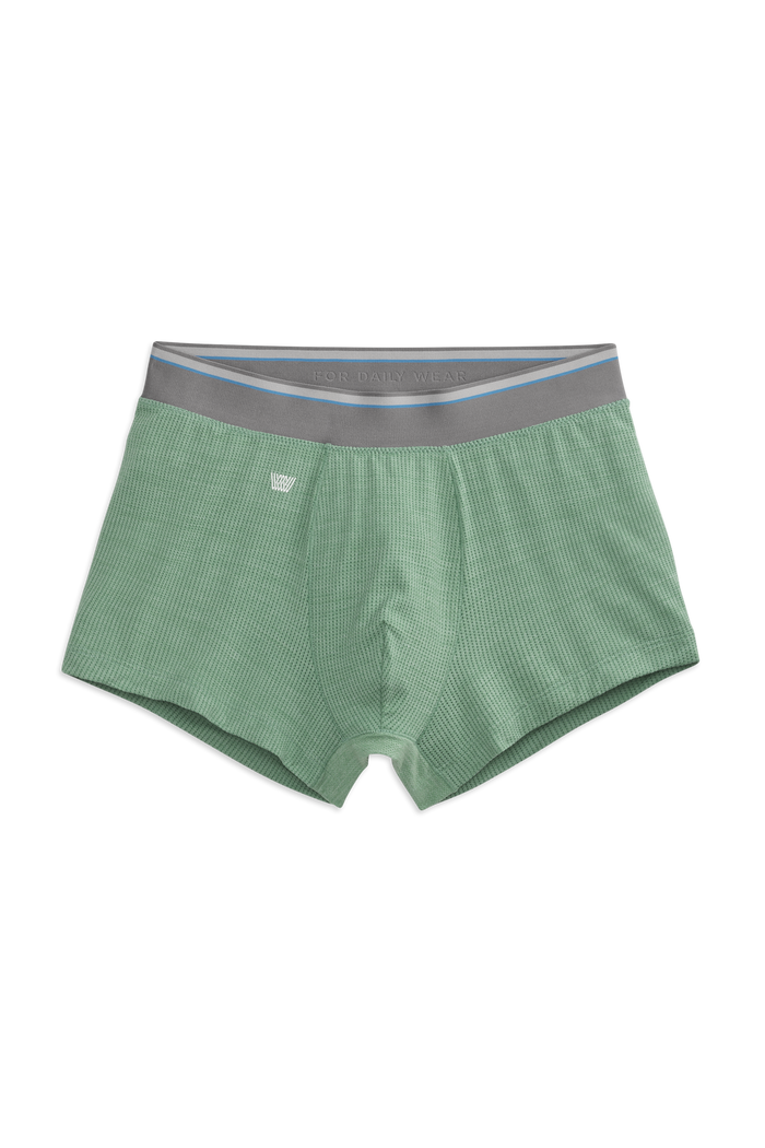 Minted Heather | Front view of AIRKNITx Trunk in Minted Heather