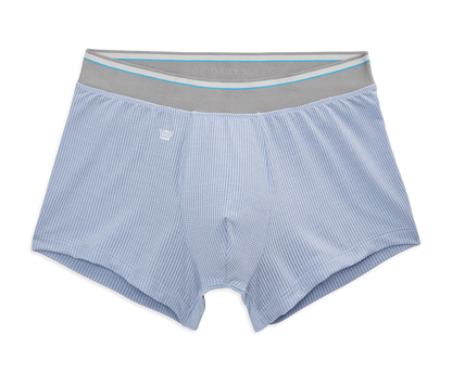 Blue Fog Heather | Front view of AirknitX Trunk in Blue Fog Heather