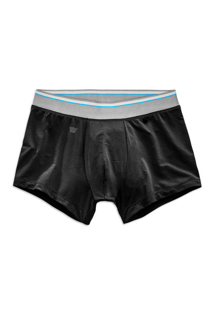True Black | Front view of AIRKNITx HD Trunks in True Black