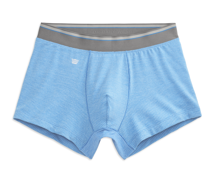 Danube Heather | Front view of AIRKNITx Trunk in Danube Heather