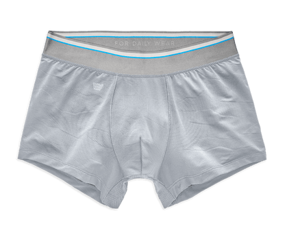 Monument | Front view of AIRKNITx HD Trunks in Monument