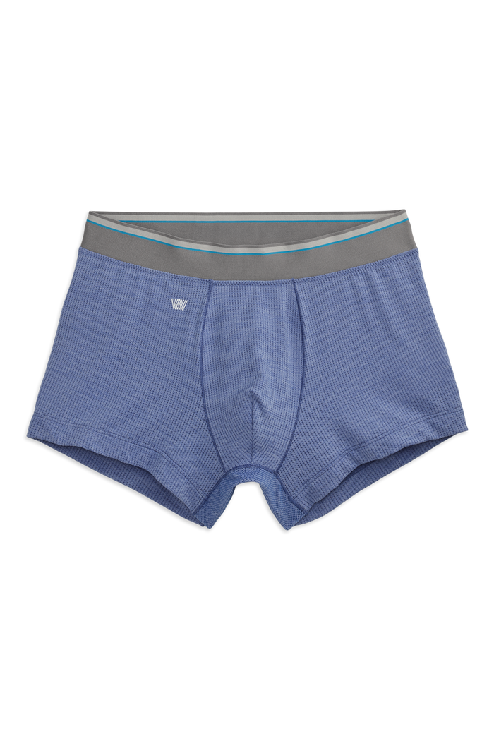 Blue Jay Heather | Front view of AIRKNITx Trunk in Blue Jay Heather