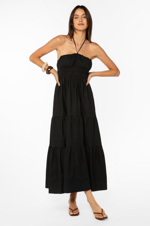 Amadea Black Dress - Dresses - Velvet Heart Clothing
