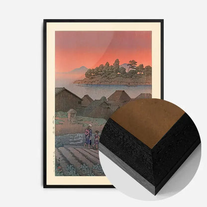 21x30cm | 8¼ x 11¾in / Black Wood Frame