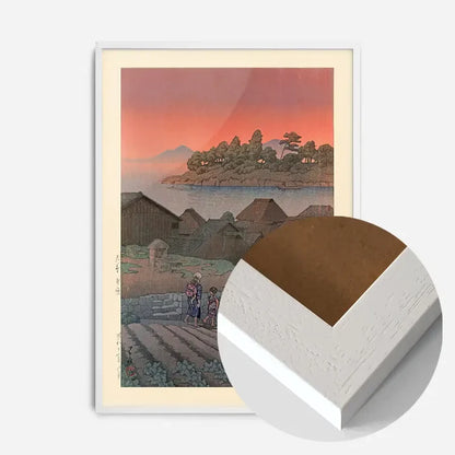 21x30cm | 8¼ x 11¾in / White Wood Frame