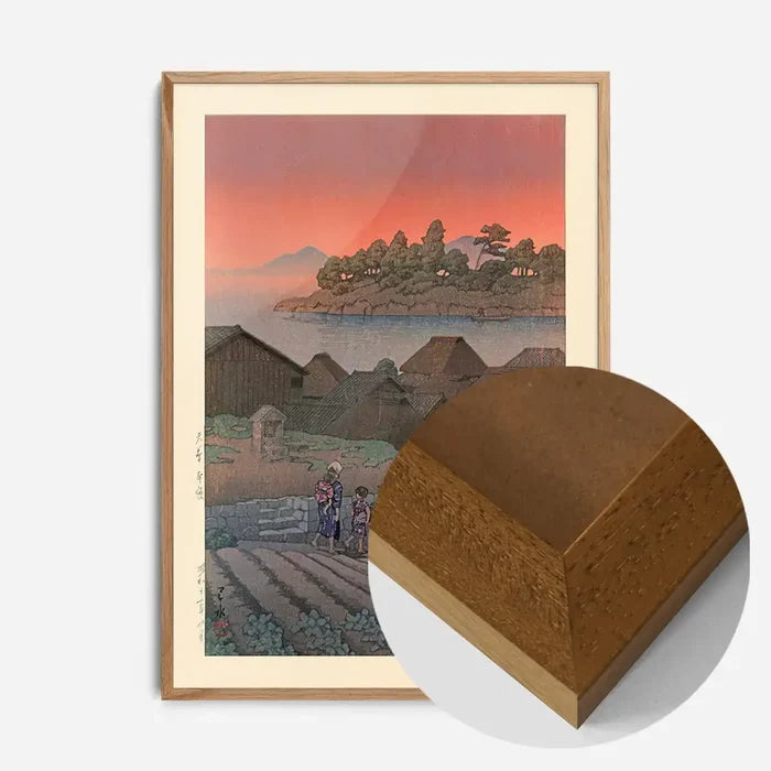 21x30cm | 8¼ x 11¾in / Oak Wood Frame