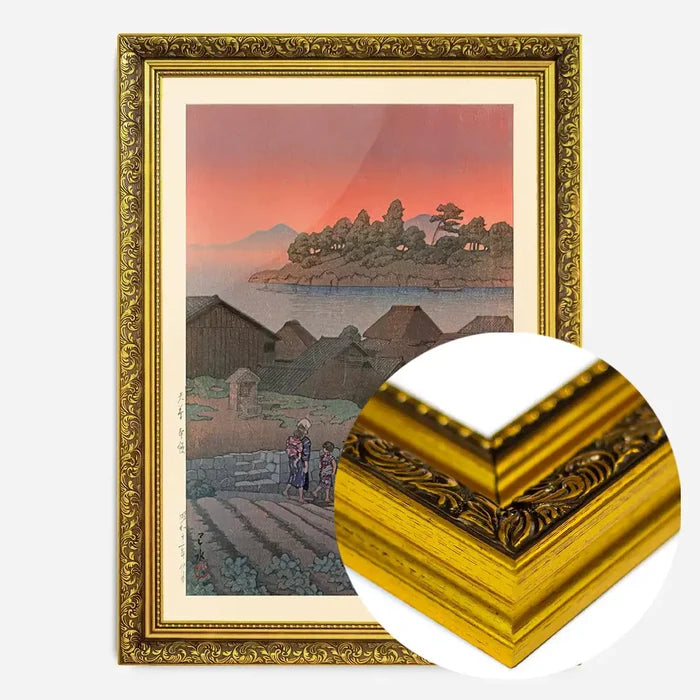 21x30cm | 8¼ x 11¾in / Gold Ornate Frame