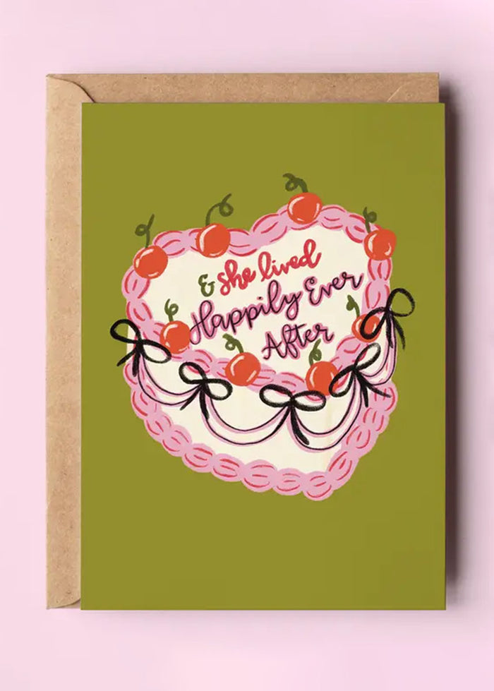 And She Lived Happily Ever After Greeting Card