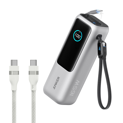 Silver / Power Bank + 3ft Cable