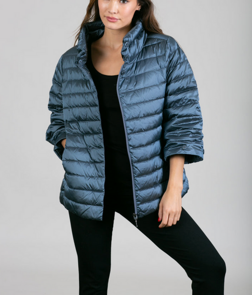 Anorak Crop Sleeve Puffer Jacket