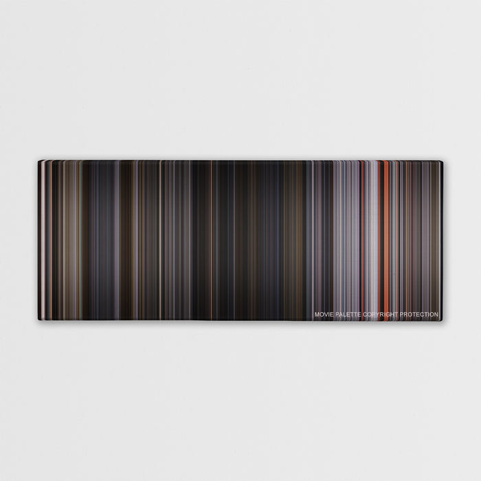 Ant-Man and the Wasp color palette canvas print: thousands of thin vertical stripes of color
