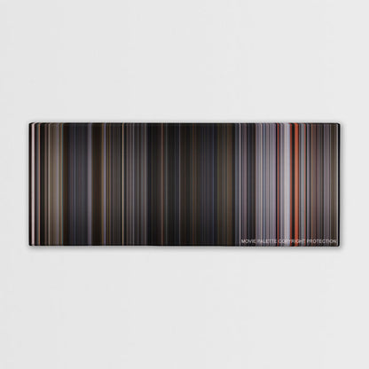 Ant-Man and the Wasp color palette canvas print: thousands of thin vertical stripes of color