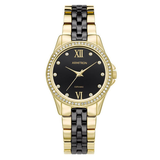 Armitron Two-Tone Women's Watch - 755715BKGP