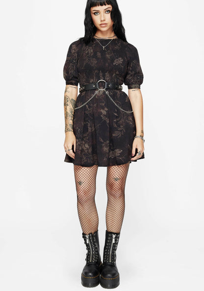 Ashmire Woodland Moth Mini Dress