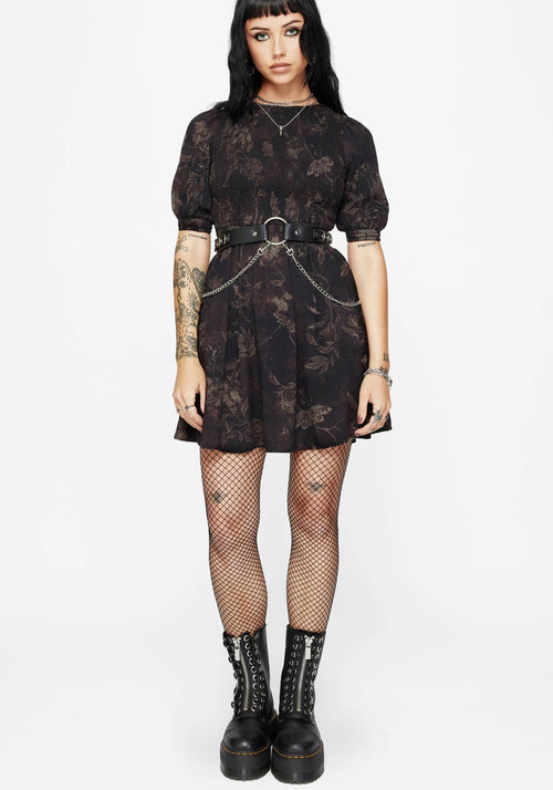 Ashmire Woodland Moth Mini Dress