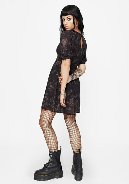 Ashmire Woodland Moth Mini Dress