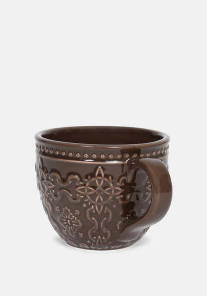 Ashwyn Witches Tile Debossed Mug - Brown