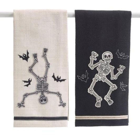 Assorted Dancing Skeleton Tea Towels
