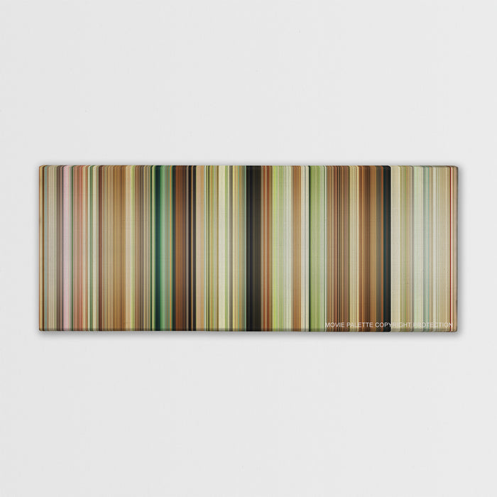 Austenland color palette canvas print: thousands of thin vertical stripes of color