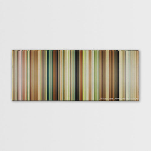 Austenland color palette canvas print: thousands of thin vertical stripes of color