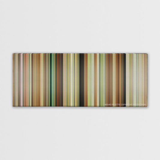 Austenland color palette canvas print: thousands of thin vertical stripes of color