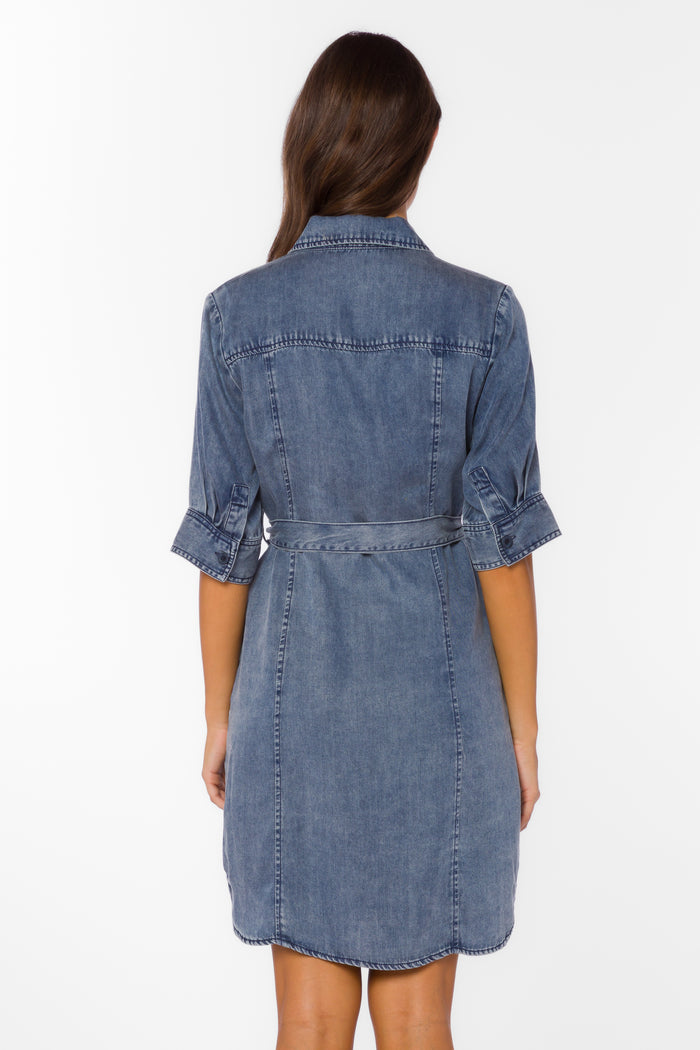 Austine Deep Waters Dress - Dresses - Velvet Heart Clothing