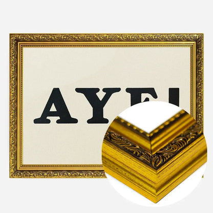 21x30cm | 8¼ x 11¾in / Gold Ornate Frame