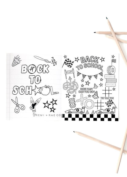 BACK TO SCHOOL COLORING BOOK