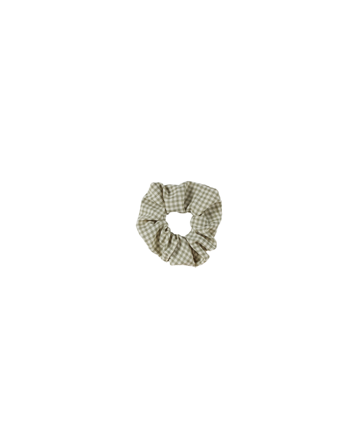 BAM BAM SCRUNCHIE KHAKI GINGHAM