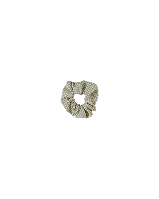 BAM BAM SCRUNCHIE KHAKI GINGHAM