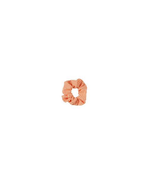 BAM BAM SCRUNCHIE ORANGE GINGHAM