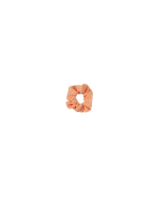 BAM BAM SCRUNCHIE ORANGE GINGHAM