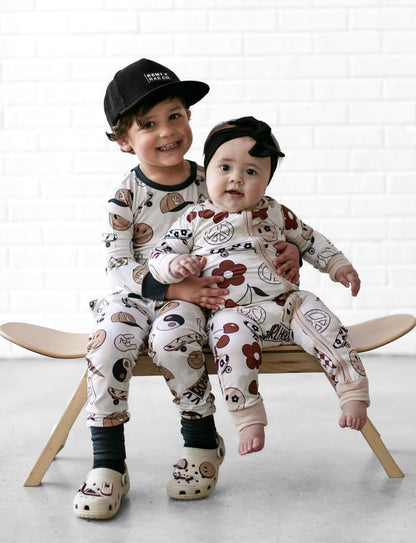 BAMBOO 2 PIECE PAJAMA SET - BOYHOOD