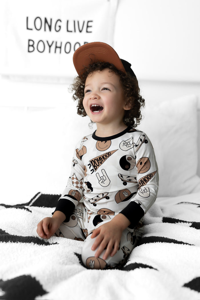 BAMBOO 2 PIECE PAJAMA SET - BOYHOOD
