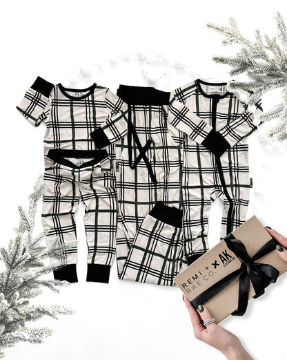 BAMBOO PAJAMA CRUISER - MERRY PLAID