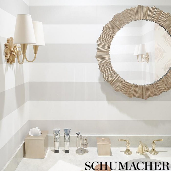 Baxter Stripe Wallpaper by Schumacher