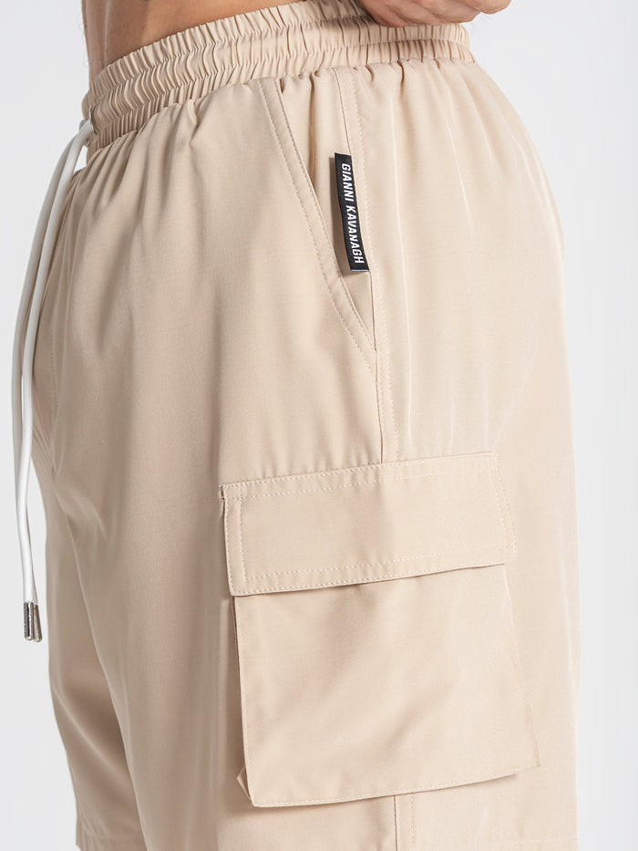 swimshorts / Beige Cargo Swimshorts