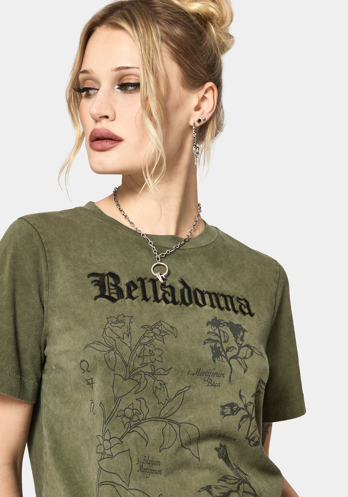 Belladonna Graphic Embroidered Regular Fit T-Shirt