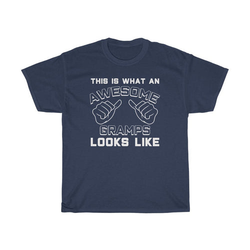 Best Gramps Gifts: "This Is What An Awesome Gramps Looks Like" Grandpa Father's Day Mens T-Shirt