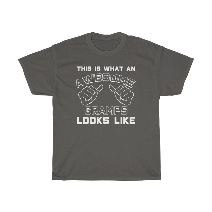 Best Gramps Gifts: "This Is What An Awesome Gramps Looks Like" Grandpa Father's Day Mens T-Shirt