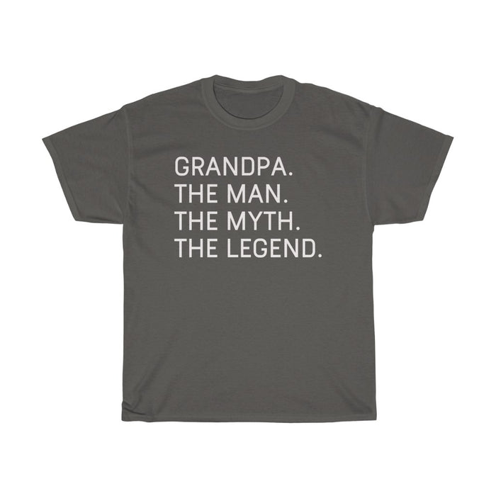 Best Grandpa Gifts "Grandpa The Man The Myth The Legend" T-Shirt Funny Gift Idea for Grandpa Mens Tee