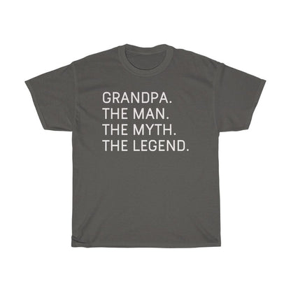 Best Grandpa Gifts "Grandpa The Man The Myth The Legend" T-Shirt Funny Gift Idea for Grandpa Mens Tee